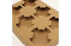 China Customized Printable Bakery Packaging Box Disposable Rectangle Paper Cup Pad supplier