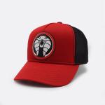Classic 5 Panel Trucker Cap With Curved Brim Mesh Plastic Buckle Cap for sale