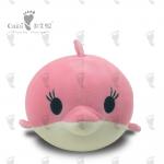 PP Cotton Mascot Stuffed Toys 26cm Child Friendly Dolphin Stuffed Animal for sale