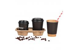 China Custom Printed Single Wall Disposable Paper Coffee Cups 4oz 8oz 12oz supplier