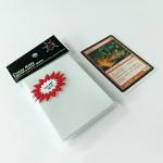 PP White Color Card Sleeves 66X91mm Polypropylene For MTG Games for sale