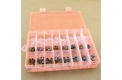 China 19x13x3.6cm PP Material Removable Divider Organizer Case for 24 Grid Plastic Storage Box Easy Organization supplier