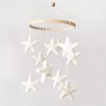 White Star Felt Baby Moblie For Crib Nursery Decorations Accept Custom Color And Size for sale