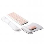 Memory Foam Keyboard Wrist And Mouse Pad Set Reusable Ergonomic Design for sale