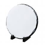 SH22 Sublimation Circle Shape Rock Slate Frame With Heat Press Machine 15*15cm