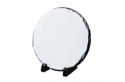 China SH22 Sublimation Circle Shape Rock Slate Frame With Heat Press Machine 15*15cm supplier
