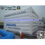 PVC Promotion Inflatable Air Tent 4 Seams Stitching With Logo Printing