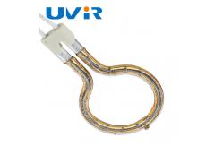 China 220V 450W Infrared Halogen Lamp Tungsten Gold Ring 606mm Diameter supplier