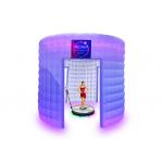 360 Wonderful Inflatable Party Cube Round Inflatable Led Cube With 2 Or 3 Doors for sale