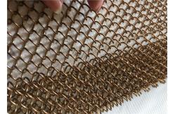 China Aluminum Metal Coil Drapery , Chain Link Drapery For Architectural Declaration supplier