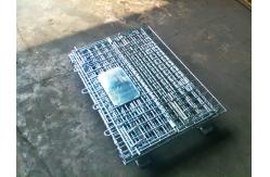 China Foldable Wire Mesh Pallet Cage supplier