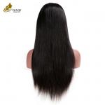 Front Human Hair Lace Wig Straight 100% Virgin Peruvian for sale
