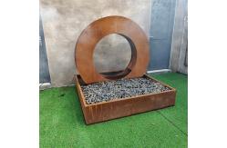 China Commercial Customizable Corten Steel Garden Water Features Weather Resistance supplier