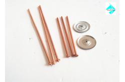 China 160mm L Copper Plated Capacitor Discharge Stud Welding Nails With Metal Clips supplier