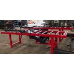 Single circular blade edger cutting saw, Wood slab edgers saw mill machine