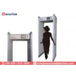 IP65 Weatherproof Walk Through Gate Airport Security Detector With 7inch LCD Screen for sale