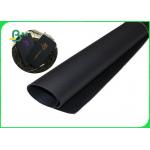 100% Recycled Pulp Mooth Surface Good Stiffness Black Cardboard For Packing 80 - 450g for sale
