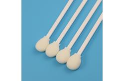 China White PP Stick Round Foam Tip TOC Nasopharyngeal  Specimen Collection Swab supplier