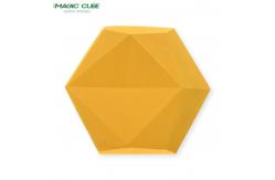 China Hexagon 3D Pet Polyester Fiber Acoustic For Wall Covering supplier