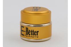 China 15ml / 20ml Ceramic Cosmetic Jars Silk Screen Printing For Face Cream supplier