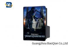 China Transformers 3D Lenticular Printing Service , Plastic Document Folder Flip Effect supplier