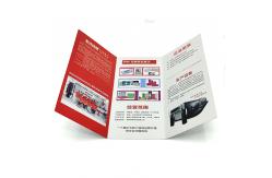China custom brochure printing folded brochure leaflet printing customized booklet printing supplier