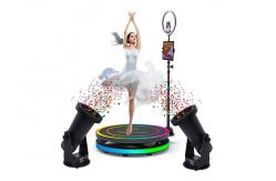 China Small Confetti Paper Machine DMX512 Manual Confetti Blower Machine Rainbow Effect supplier