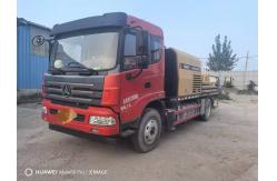 China Used Mini Concrete Line Pump Truck Cement Transfer Pump with 2 Boom Sections supplier