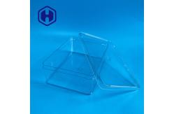 China Rectangular Bpa Free 40oz PET Clear Plastic Box No Handle supplier