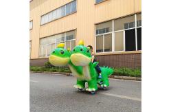 China Simulation Animatronic Dinosaur Ride , Walking Remote Control Dinosaur supplier