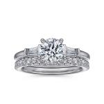 Gemstone Type Lab Diamond Wedding Band VVS Clarity HPHT Round Cut Lab Grown Diamond Ring for sale