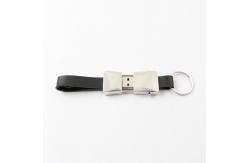 China Full Memory Graded A Leather USB Stick With Available Date Uploading supplier