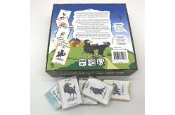 China Custom CMYK Printed Cardboard Paper Card Games With Plastic Tray supplier