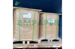 China 40 GSM White Waxed Paper Rolls Waxed On Both Sides Grease Resistant supplier