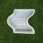 Hexagon 9 Inch Patio Stepping Plastic Paver Mould Plain Smooth