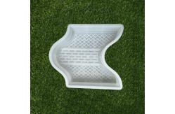 China Hexagon 9 Inch Patio Stepping Plastic Paver Mould Plain Smooth supplier