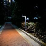 Garden Outdoor Solar Post Lights Cuboid 5V 1.5W High Brightness for sale