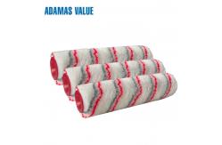 China House Painting Paint Roller Brush Acrylic White With Red And Grey Stripe supplier