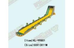 China Commercial Grade Danger Large Inflatable Water Slides With Pool supplier