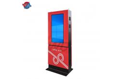 China IP55 43 Inch LCD Digital Signage Display Totem For Bus Station supplier