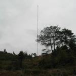 55m Lattice Electric Communication Guyed Mast Tower Customizable  Steel And Alloy Structural Steel