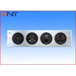 Modular Design Multimedia Wall Socket Plates For Office / Lecture Room