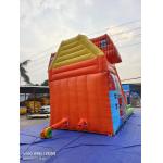 Fun Park Dry Inflatable Bouncy Slides With Candy Shop Theme