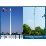 Polygonal Self-Supporting Steel Tubular Pole Galvanized Tubular Steel Pole for sale