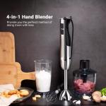 200W 2.2 Lbs High Speed Hand Blender With Stainless Steel Blades For Smoothies Soups Baby Food for sale