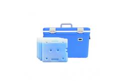 China Buckle Lock Vaccine Box Cooler 35L Cooler Box With Ice Packs supplier