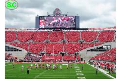 China Advertisement Video Perimeter Stadium Led Display Screens With Soft Protecting Mask supplier