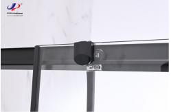 China 4/5mm Tempered Glass Square Shower Enclosure With Black Alum Frame supplier