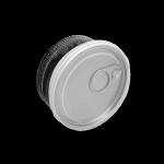 Bubble Tea 33mm Clear Plastic Easy Open Cans Alu Lid for sale