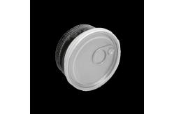 China Bubble Tea 33mm Clear Plastic Easy Open Cans Alu Lid supplier